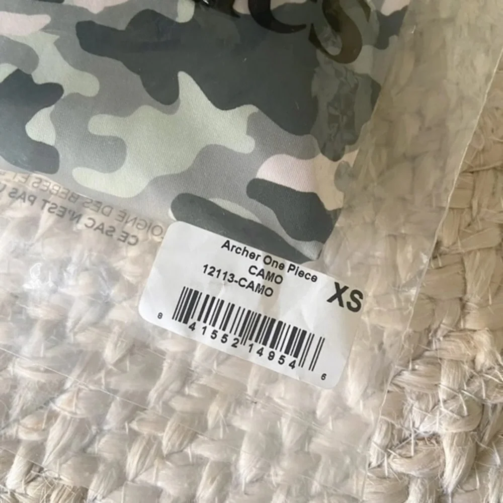 NWT Frankie’s Archer Camo Print Plunge Neckline Sexy One Piece‎ Swimsuit